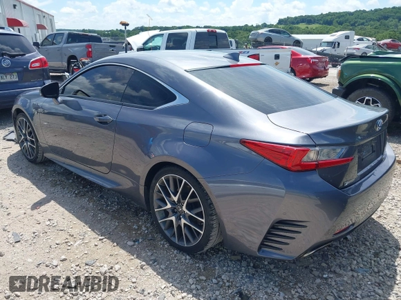 2017 Lexus RC 200t with VIN JTHHA5BCXH5006079, listed as a IAAI auction lot 42573850 with 108,206 mi miles and . Bid and sale history available at DreamBid. Image 3.