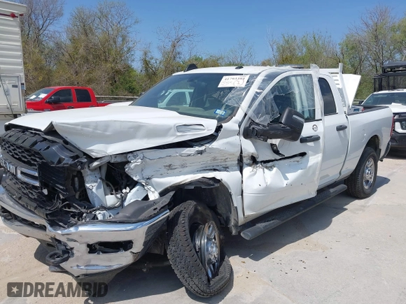 2023 Ram 2500 Tradesman with VIN 3C6UR5CJ1PG548532, listed as a IAAI auction lot 41793394 with 64,229 mi miles. Bid and sale history available at carsss.com. Image 2.