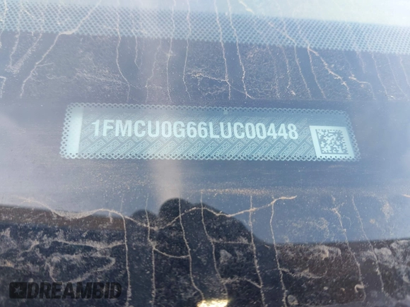 2020 Ford Escape SE с VIN 1FMCU0G66LUC00448, выставлен на аукционе IAAI как лот 41623165 с пробегом 100 064 миль миль и . История ставок и продаж доступна на DreamBid. Изображение 9.