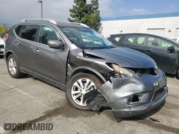 2015 Nissan Rogue SV with VIN KNMAT2MT4FP562897, listed as a Copart auction lot 54521565 with 38,682 mi miles and Salvage Title. Bid and sale history available at carsss.com. Image 4.