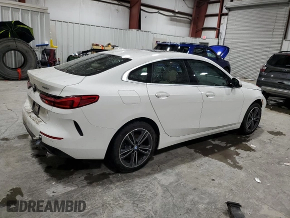 2021 BMW 2 Series 228i xDrive with VIN WBA73AK01M7H65644, listed as a Copart auction lot 47182605 with 60,793 mi miles and Salvage Title. Bid and sale history available at DreamBid. Image 3.