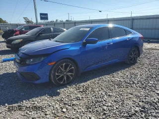 2021 Honda Civic Sport with VIN 2HGFC2F89MH510022, listed as a Copart auction lot 46923315 with 66,655 mi miles and Salvage Title. Bid and sale history available at DreamBid. Image 1.