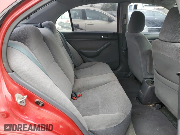 2002 Honda Civic EX with VIN 2HGES26792H554976, listed as a Copart auction lot 53095385 with 253,228 mi miles and Salvage Title. Bid and sale history available at DreamBid. Image 10.