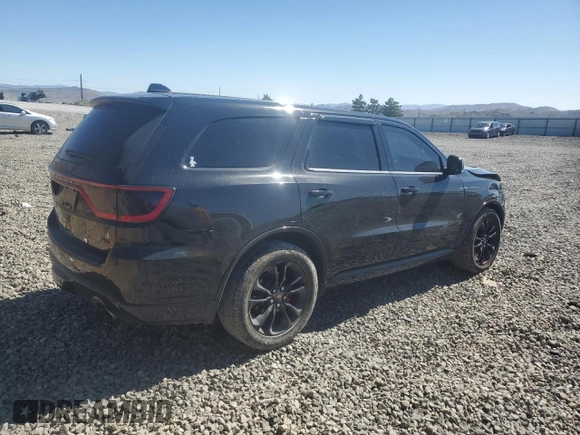 2020 Dodge Durango R/T with VIN 1C4SDHCT0LC394328, listed as a Copart auction lot 60821955 with 70,504 mi miles and Salvage title. Bid and sale history available at DreamBid. Image 3.
