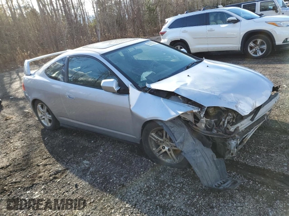 2003 Acura RSX with VIN JH4DC53833C802485, listed as a Copart auction lot 82262064 with 0 mi miles and Salvage Title. Bid and sale history available at carsss.com. Image 4.