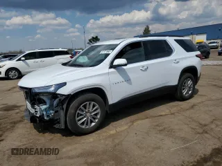 2023 Chevrolet Traverse LT Cloth z VIN 1GNERGKW6PJ324619, wystawiony jako Copart lot #54131865 z przebiegiem 12 866 mil mil oraz Szkoda całkowita • Salvage title. Historia ofert i sprzedaży dostępna na DreamBid. Obrazek 1.