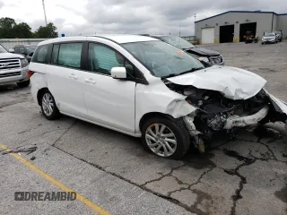 2012 Mazda 5 Sport with VIN JM1CW2BL3C0144452, listed as a Copart auction lot 70593054 with 160,318 mi miles and Salvage Title. Bid and sale history available at DreamBid. Image 4.
