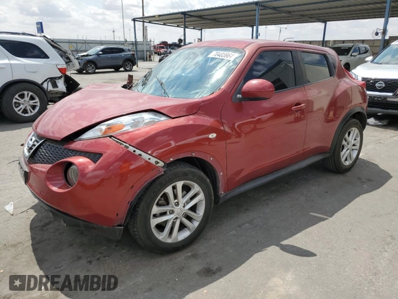 2012 Nissan Juke SL with VIN JN8AF5MR6CT113709, listed as a Copart auction lot 70403964 with 136,520 mi miles and Salvage Title. Bid and sale history available at carsss.com. Image 1.