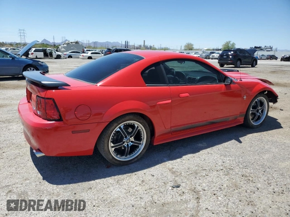 2003 Ford Mustang Premium Mach 1 with VIN 1FAFP42RX3F397779, listed as a Copart auction lot 61989145 with 99,824 mi miles and Salvage title. Bid and sale history available at DreamBid. Image 3.