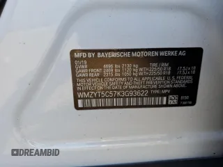 2019 MINI Countryman Cooper S with VIN WMZYT5C57K3G93622, listed as a Copart auction lot 70916044 with 33,307 mi miles and Salvage Title. Bid and sale history available at carsss.com. Image 12.