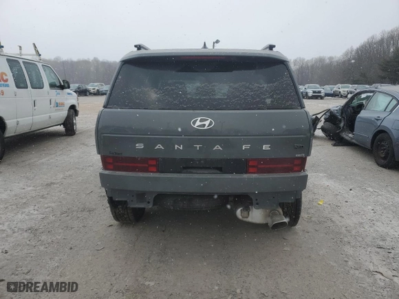2024 Hyundai Santa Fe XRT with VIN 5NMP3DGLXRH010545, listed as a Copart auction lot 45529595 with 8,152 mi miles and Salvage Title. Bid and sale history available at carsss.com. Image 6.