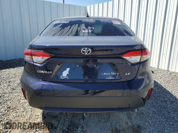 2021 Toyota Corolla LE with VIN JTDEPMAE6MJ181706, listed as a Copart auction lot 47524285 with 58,391 mi miles and Clean Title. Bid and sale history available at carsss.com. Image 6.