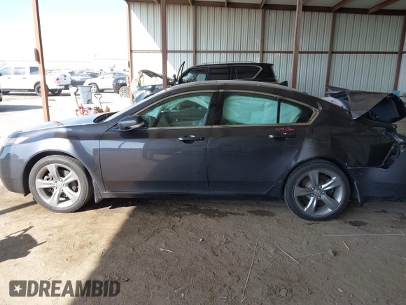 2012 Acura TL Tech Auto with VIN 19UUA9F53CA003187, listed as a IAAI auction lot 41802059 with 160,403 mi miles. Bid and sale history available at carsss.com. Image 13.