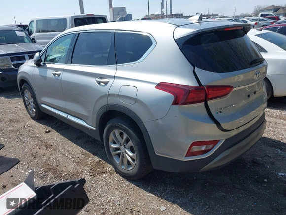 2020 Hyundai Santa Fe SEL with VIN 5NMS3CADXLH224352, listed as a IAAI auction lot 41912453 with 106,684 mi miles and . Bid and sale history available at DreamBid. Image 3.