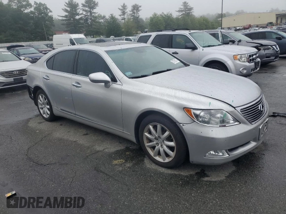2008 Lexus LS 460 with VIN JTHBL46F185071661, listed as a Copart auction lot 57762175 with 122,958 mi miles and Clean title. Bid and sale history available at DreamBid. Image 4.