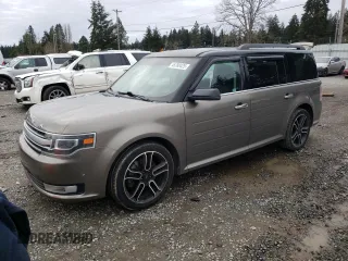2013 Ford Flex Limited w/EcoBoost with VIN 2FMHK6DT2DBD30663, listed as a Copart auction lot 45788425 with 100,855 mi miles and Salvage Title. Bid and sale history available at carsss.com. Image 1.