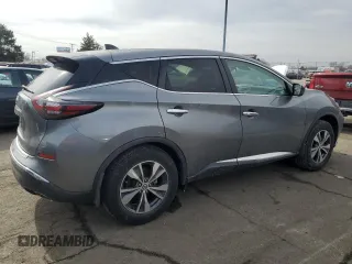 2022 Nissan Murano S with VIN 5N1AZ2AJ0NC122761, listed as a Copart auction lot 46305155 with 44,107 mi miles and Salvage Title. Bid and sale history available at DreamBid. Image 3.