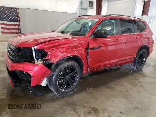 2023 Volkswagen Atlas SEL R-Line Black z VIN 1V2SR2CA7PC516507, wystawiony jako Copart lot #51836145 z przebiegiem 29 291 mil mil oraz Szkoda całkowita • Salvage title. Historia ofert i sprzedaży dostępna na DreamBid. Obrazek 1.