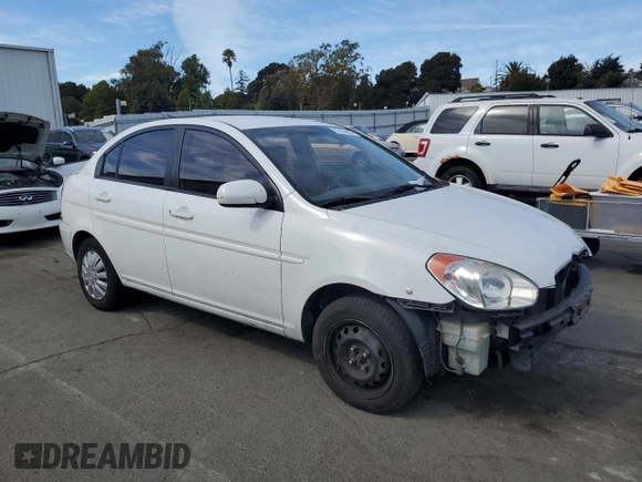 2010 Hyundai Accent GLS with VIN KMHCN4AC9AU420733, listed as a Copart auction lot 75124084 with 314,996 mi miles and Non Repairable. Bid and sale history available at carsss.com. Image 4.