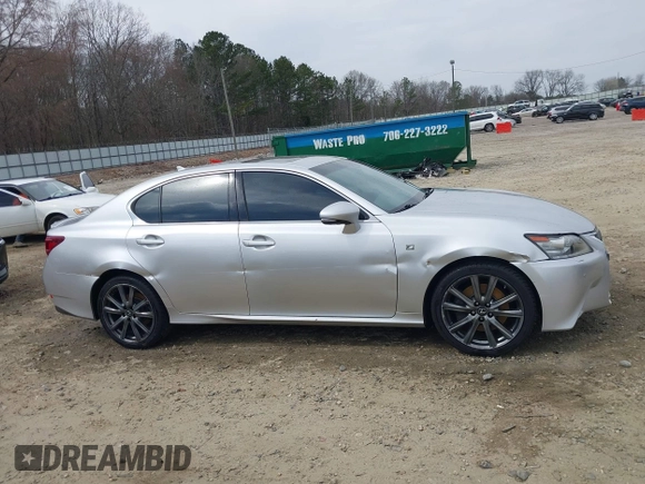 2013 Lexus GS 350 with VIN JTHCE1BL4D5017127, listed as a IAAI auction lot 41693967 with 152,345 mi miles. Bid and sale history available at carsss.com. Image 13.