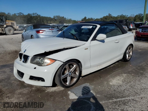 2011 BMW 1 Series 135i with VIN WBAUN7C55BVM24523, listed as a Copart auction lot 81636844 with 79,836 mi miles and Salvage Title. Bid and sale history available at DreamBid. Image 1.