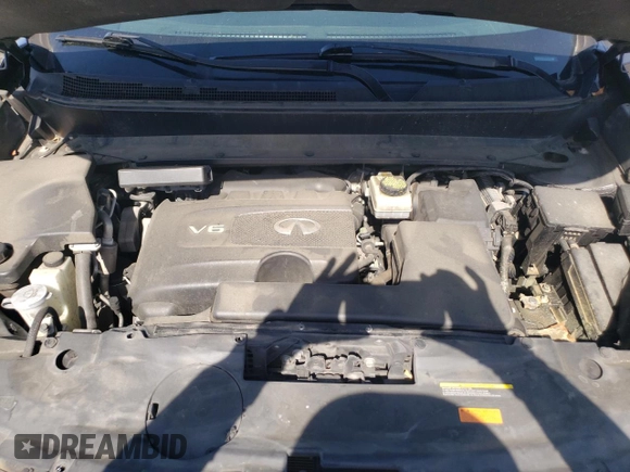 2017 Infiniti QX60 with VIN 5N1DL0MN8HC523125, listed as a Copart auction lot 50613095 with 101,111 mi miles and Salvage Title. Bid and sale history available at DreamBid. Image 12.
