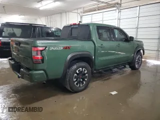 2024 Nissan Frontier SV z VIN 1N6ED1EK0RN603523, wystawiony jako Copart lot #57412365 z przebiegiem 33 638 mil mil oraz Szkoda całkowita • Salvage title. Historia ofert i sprzedaży dostępna na DreamBid. Obrazek 3.
