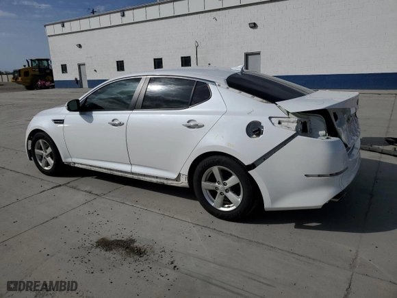 2015 Kia Optima LX with VIN KNAGM4A79F5604578, listed as a Copart auction lot 52205105 with 159,855 mi miles and Salvage Title. Bid and sale history available at carsss.com. Image 2.