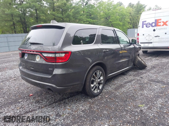 2019 Dodge Durango GT Plus z VIN 1C4RDJDG6KC770441, wystawiony jako IAAI lot #42275509 z przebiegiem 121 254 mil mil oraz . Historia ofert i sprzedaży dostępna na DreamBid. Obrazek 4.