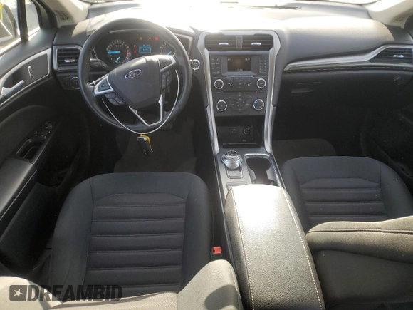 2017 Ford Fusion S with VIN 3FA6P0G76HR201606, listed as a Copart auction lot 41729265 with 124,475 mi miles and Salvage Title. Bid and sale history available at DreamBid. Image 8.