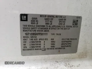 2015 GMC Sierra 2500HD Denali z VIN 1GT120EGXFF591111, wystawiony jako Copart lot #74296454 z przebiegiem 92 693 mil mil oraz Szkoda całkowita • Salvage title. Historia ofert i sprzedaży dostępna na DreamBid. Obrazek 12.