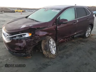 2020 Ford Edge Titanium with VIN 2FMPK4K99LBA66590, listed as a Copart auction lot 84848404 with 72,794 mi miles and Salvage Title. Bid and sale history available at carsss.com. Image 1.