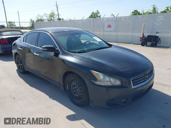 2014 Nissan Maxima S with VIN 1N4AA5AP7EC466451, listed as a IAAI auction lot 42024569 with 162,727 mi miles and . Bid and sale history available at DreamBid. Image 1.
