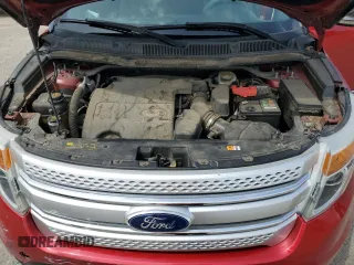2012 Ford Explorer XLT with VIN 1FMHK7D86CGB02609, listed as a Copart auction lot 55344335 with 96,034 mi miles and Salvage Title. Bid and sale history available at DreamBid. Image 12.