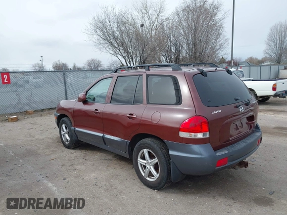 2005 Hyundai Santa Fe GLS with VIN KM8SC73E45U898713, listed as a IAAI auction lot 41791364 with 169,276 mi miles. Bid and sale history available at carsss.com. Image 3.