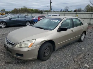 2007 Honda Accord VP z VIN 1HGCM56147A187778, wystawiony jako Copart lot #54124455 z przebiegiem Nie podano mil oraz Szkoda całkowita • Salvage title. Historia ofert i sprzedaży dostępna na DreamBid. Obrazek 1.