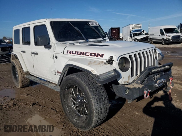 2020 Jeep Wrangler Unlimited Rubicon с VIN 1C4HJXFN8LW342681, выставлен на аукционе Copart как лот 88601185 с пробегом 53 065 миль миль и Списание • Salvage title. История ставок и продаж доступна на DreamBid. Изображение 4.