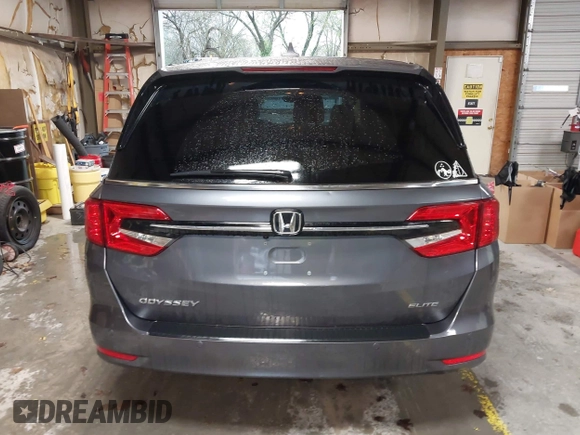 2024 Honda Odyssey Elite with VIN 5FNRL6H97RB031524, listed as a IAAI auction lot 41928350 with 11,681 mi miles. Bid and sale history available at carsss.com. Image 16.