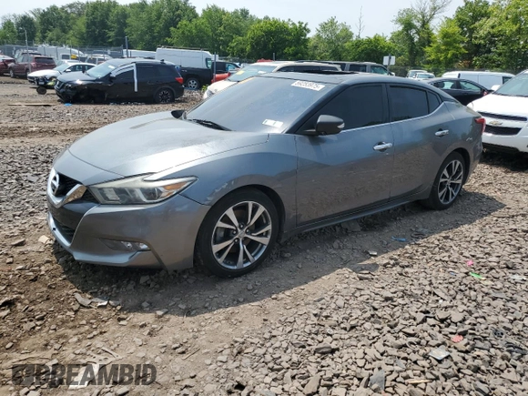 2017 Nissan Maxima SL z VIN 1N4AA6AP0HC367013, wystawiony jako Copart lot #59253975 z przebiegiem 136 834 mil mil oraz Szkoda całkowita • Salvage title. Historia ofert i sprzedaży dostępna na DreamBid. Obrazek 1.