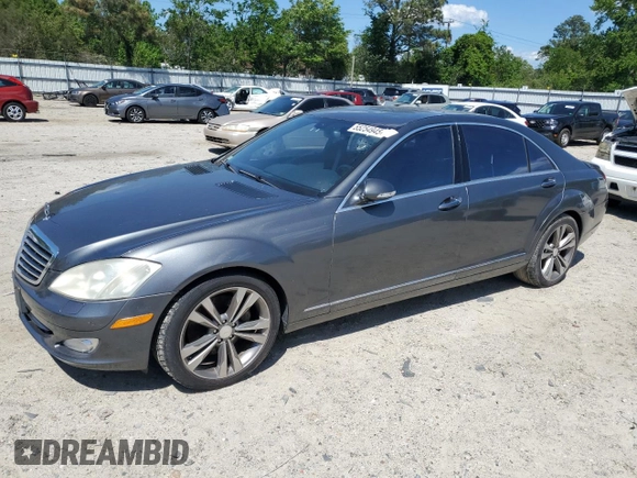2007 Mercedes-Benz S 550 z VIN WDDNG86X97A121513, wystawiony jako Copart lot #55254945 z przebiegiem 107 313 mil mil oraz Czysty tytuł • Clean title. Historia ofert i sprzedaży dostępna na DreamBid. Obrazek 1.