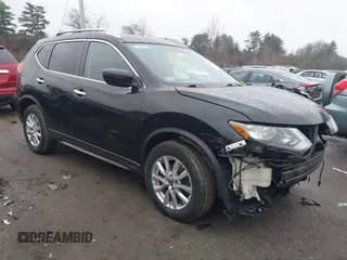 2017 Nissan Rogue SV with VIN KNMAT2MV9HP504336, listed as a IAAI auction lot 41922668 with 122,410 mi miles and . Bid and sale history available at carsss.com. Image 1.