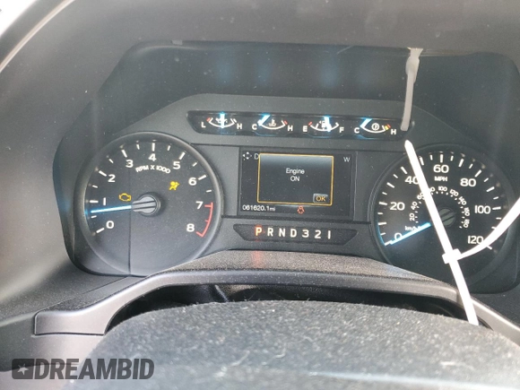 2016 Ford F-150 XL with VIN 1FTMF1C81GKG01570, listed as a Copart auction lot 53524285 with 61,620 mi miles and Salvage Title. Bid and sale history available at DreamBid. Image 9.