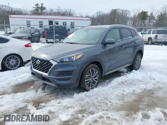 2019 Hyundai Tucson Ultimate with VIN KM8J3CAL1KU899836, listed as a IAAI auction lot 29776928 with 12,055 mi miles. Bid and sale history available at carsss.com. Image 2.