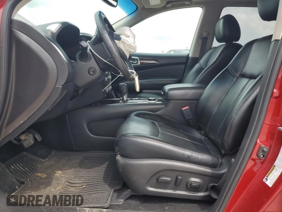 2016 Nissan Pathfinder Platinum with VIN 5N1AR2MM5GC636419, listed as a Copart auction lot 60929575 with 214,138 mi miles and Salvage title. Bid and sale history available at DreamBid. Image 7.