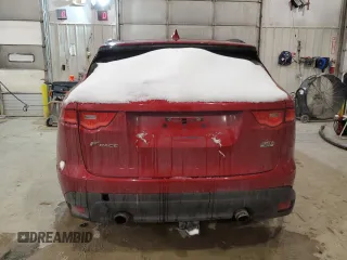 2017 Jaguar F-Pace 35t R-Sport with VIN SADCL2BV5HA490891, listed as a Copart auction lot 45609965 with 127,187 mi miles and Salvage title. Bid and sale history available at DreamBid. Image 6.