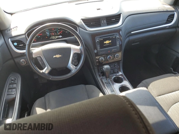 2017 Chevrolet Traverse LT with VIN 1GNKRGKD5HJ185795, listed as a Copart auction lot 50082545 with 96,981 mi miles and Salvage Title. Bid and sale history available at DreamBid. Image 8.