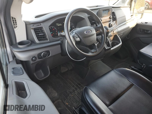 2020 Ford Transit Cargo with VIN 1FTYE1YG7LKB69937, listed as a Copart auction lot 76967334 with 81,640 mi miles and Salvage Title. Bid and sale history available at DreamBid. Image 8.