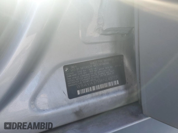 2008 BMW 3 Series 328i with VIN WBAVA37518NL43773, listed as a Copart auction lot 50544055 with 139,579 mi miles and Salvage Title. Bid and sale history available at DreamBid. Image 12.