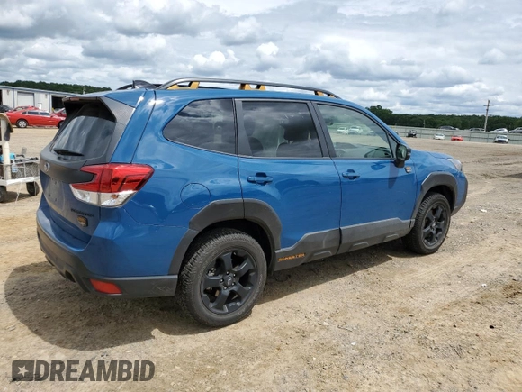 2024 Subaru Forester Wilderness with VIN JF2SKAJC1RH510178, listed as a Copart auction lot 58862495 with 20,105 mi miles and Salvage title. Bid and sale history available at DreamBid. Image 3.