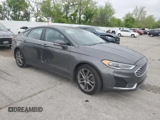 2020 Ford Fusion SEL with VIN 3FA6P0CD8LR195828, listed as a Copart auction lot 55522305 with 163,959 mi miles and Salvage title. Bid and sale history available at DreamBid. Image 4.